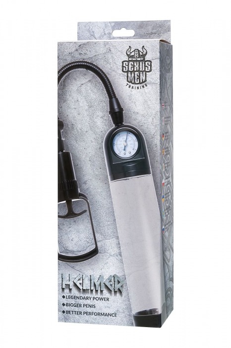 Прозрачная механическая помпа Helmer с манометром - Sexus - во Владимире купить с доставкой