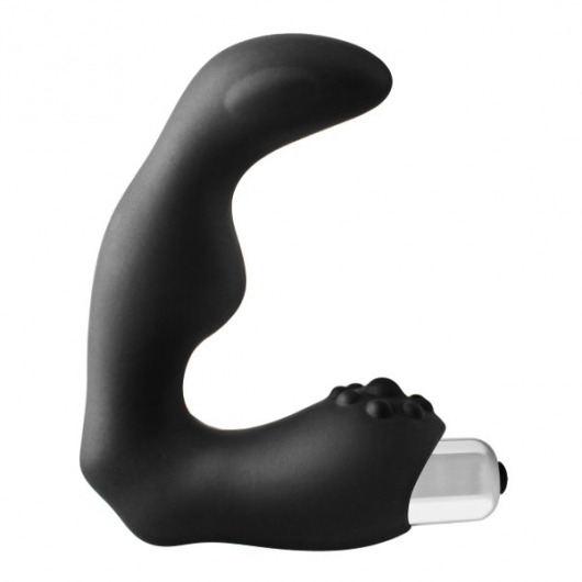 Черный вибромассажер простаты FantASStic Vibrating Prostate Massager - 11,3 см. - Dream Toys - во Владимире купить с доставкой