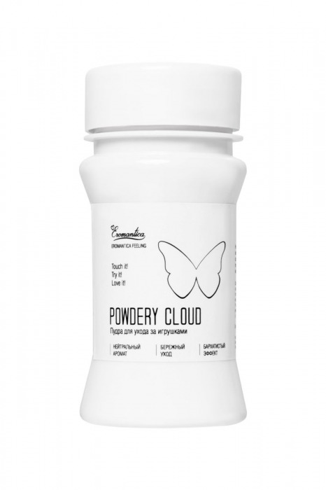 Пудра для ухода за игрушками Powdery Cloud с нейтральным ароматом - 40 гр. - Eromantica - купить с доставкой во Владимире