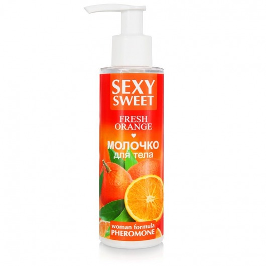 Молочко для тела с феромонами и ароматом апельсина Sexy Sweet Fresh Orange - 150 гр. -  - Магазин феромонов во Владимире