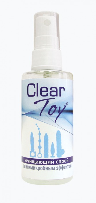 Очищающий спрей Clear Toy с антимикробным эффектом - 100 мл. - Биоритм - купить с доставкой во Владимире