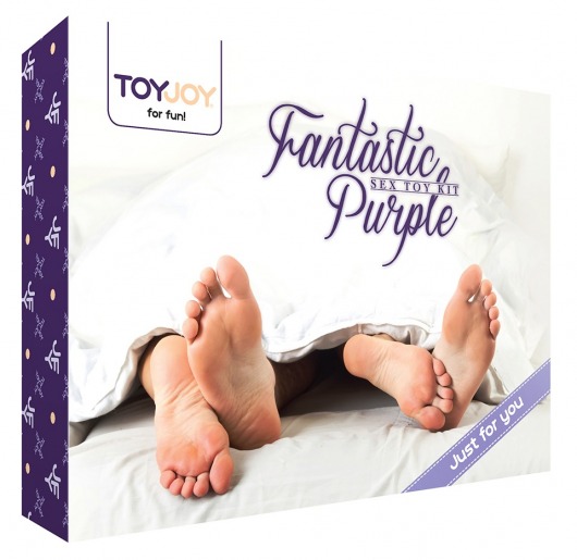 Эротический набор FANTASTIC PURPLE SEX TOY KIT - Toy Joy - купить с доставкой во Владимире