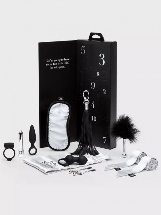 Эротический набор Pleasure Overload 10 Days of Play Gift Set - Fifty Shades of Grey - купить с доставкой во Владимире