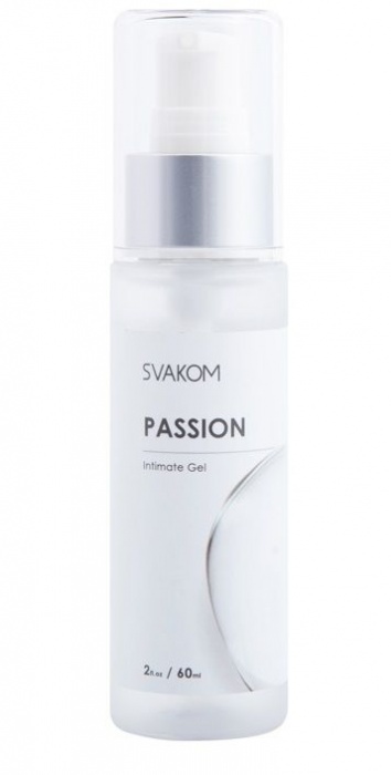 Смазка на водной основе Passion Intimate Gel - 60 мл. - Svakom - купить с доставкой во Владимире