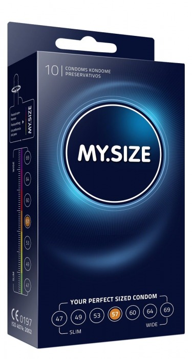 Презервативы MY.SIZE размер 57 - 10 шт. - My.Size - купить с доставкой во Владимире Презервативы MY.SIZE размер 57 - 10 шт. - My.Size - купить с доставкой во Владимире