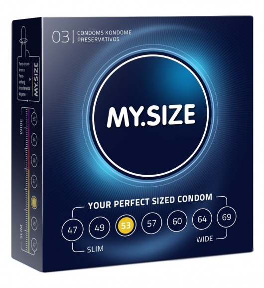 Презервативы MY.SIZE размер 53 - 3 шт. - My.Size - купить с доставкой во Владимире Презервативы MY.SIZE размер 53 - 3 шт. - My.Size - купить с доставкой во Владимире
