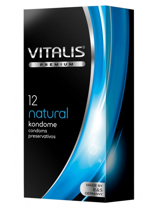 Классические презервативы VITALIS PREMIUM natural - 12 шт. - Vitalis - купить с доставкой во Владимире
