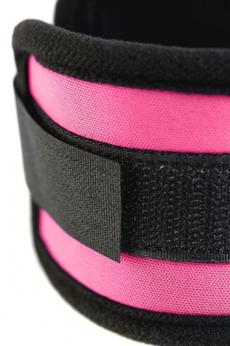 Оковы на ноги из неопрена розового цвета - ToyFa - купить с доставкой во Владимире