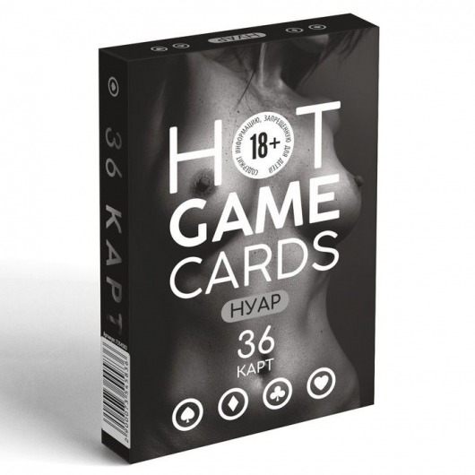 Игральные карты HOT GAME CARDS НУАР - 36 шт. - Сима-Ленд - купить с доставкой во Владимире