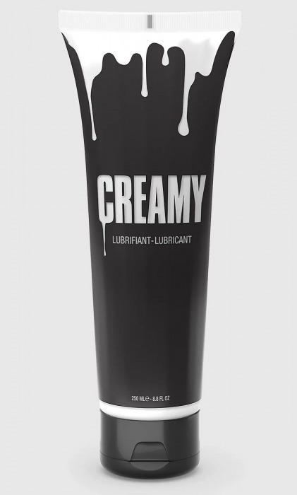Смазка на водной основе Creamy с консистенцией спермы - 250 мл. - Strap-on-me - купить с доставкой во Владимире