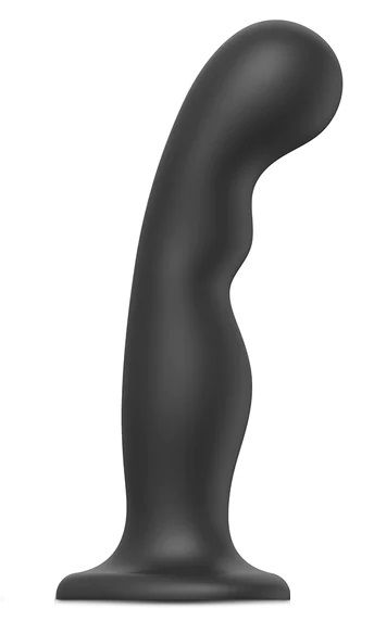 Черная насадка Strap-On-Me Dildo Plug P G size XXL - Strap-on-me - купить с доставкой во Владимире