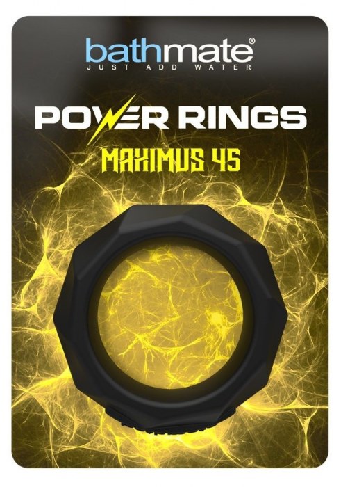 Черное эрекционное кольцо Maximus 45 - Bathmate - во Владимире купить с доставкой
