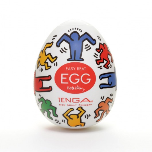 Мастурбатор-яйцо Keith Haring EGG DANCE - Tenga - во Владимире купить с доставкой