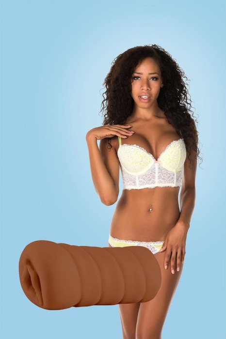 Коричневый мастурбатор-вагина BRIANNA - Dream Toys - во Владимире купить с доставкой