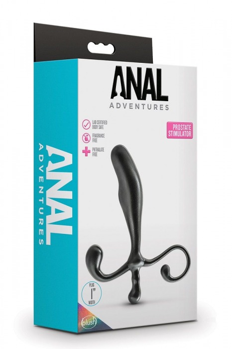 Черный стимулятор простаты Prostate Stimulator - 12,7 см. - Blush Novelties - во Владимире купить с доставкой
