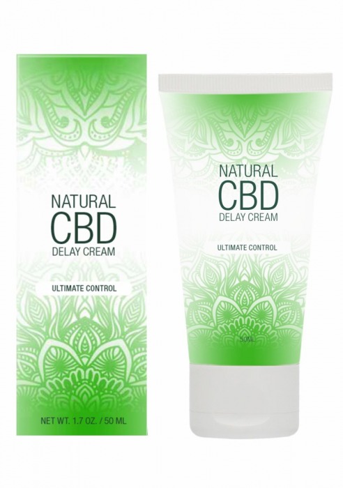 Крем-пролонгатор Natural CBD Delay Cream - 50 мл. - Shots Media BV - купить с доставкой во Владимире