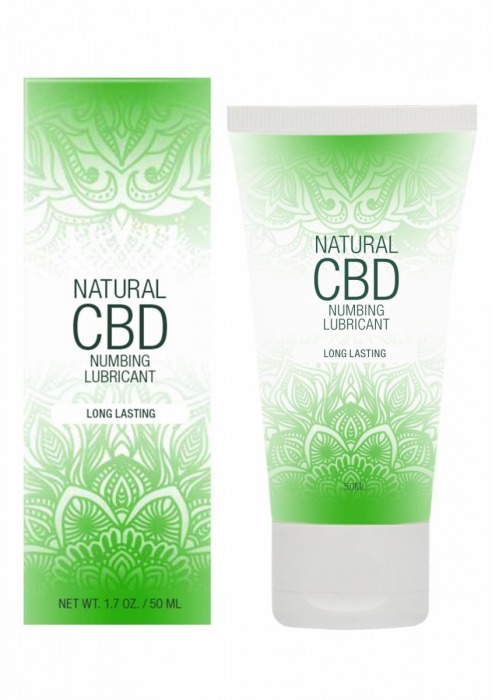 Лубрикант с пролонгирующим эффектом Natural CBD Numbing Lubricant - 50 мл. - Shots Media BV - купить с доставкой во Владимире