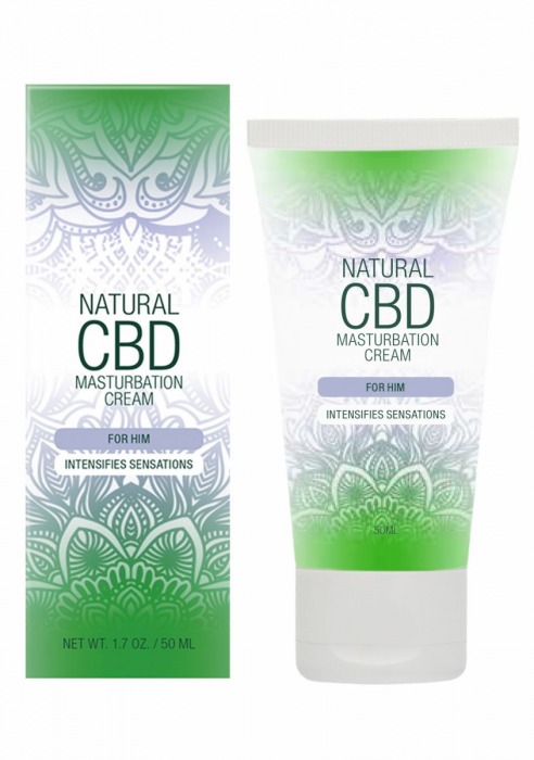 Крем для мастурбации для мужчин Natural CBD Masturbation Cream For Him - 50 мл. - Shots Media BV - купить с доставкой во Владимире