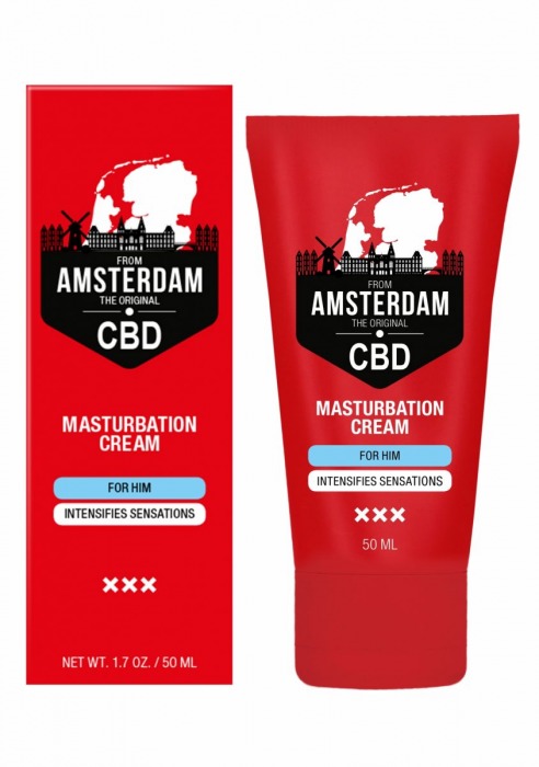 Крем для мастурбации для мужчин CBD from Amsterdam Masturbation Cream For Him - 50 мл. - Shots Media BV - купить с доставкой во Владимире