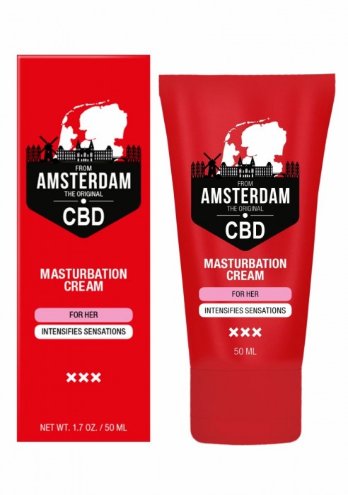 Крем для мастурбации для женщин CBD from Amsterdam Masturbation Cream For Her - 50 мл. - Shots Media BV - купить с доставкой во Владимире