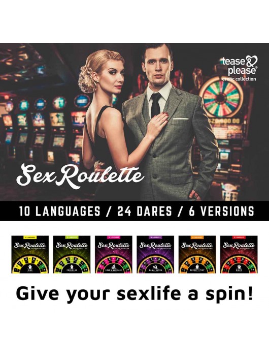 Настольная игра-рулетка Sex Roulette Kamasutra - Tease&Please - купить с доставкой во Владимире