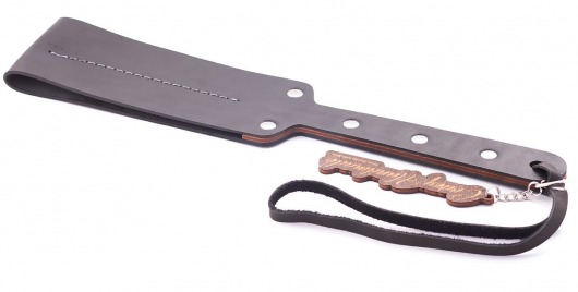 Гладкий мягкий удлиненный пэддл с заклепками - 32 см. - Crazy Handmade - купить с доставкой во Владимире