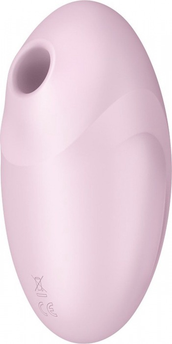 Розовый вакуум-волновой стимулятор с вибрацией Vulva Lover 3 - Satisfyer