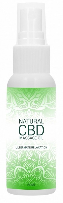 Массажное масло Natural CBD Massage Oil - 50 мл. - Shots Media BV - купить с доставкой во Владимире