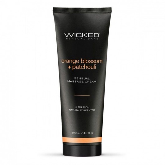 Массажный легкий крем WICKED Orange Blossom plus Patchouli - 120 мл. - Wicked - купить с доставкой во Владимире