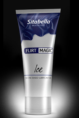 Силиконовая гель-смазка FLIRT MAGIC Ice с лёгким пролонгирующим эффектом - 75 мл. - Sitabella - купить с доставкой во Владимире