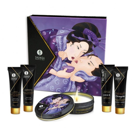 Подарочный набор Geishas secret из 5 предметов - Shunga - купить с доставкой во Владимире