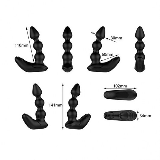 Черный вибростимулятор Nexus Bendz Prostate Edition - 14,1 см. - Nexus Range - во Владимире купить с доставкой