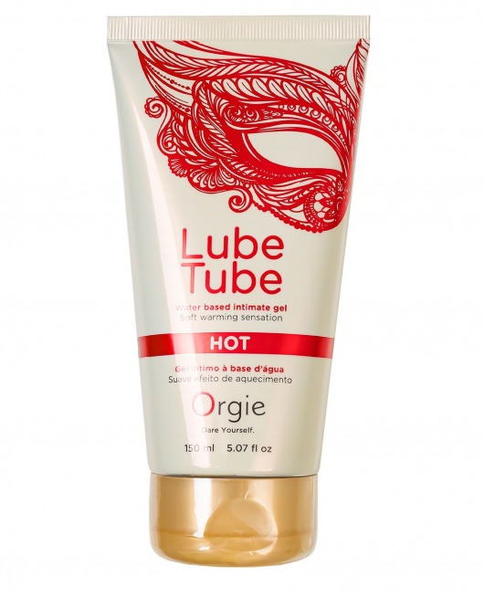 Интимный гель на водной основе Lube Tube Hot с разогревающим эффектом - 150 мл. - ORGIE - купить с доставкой во Владимире