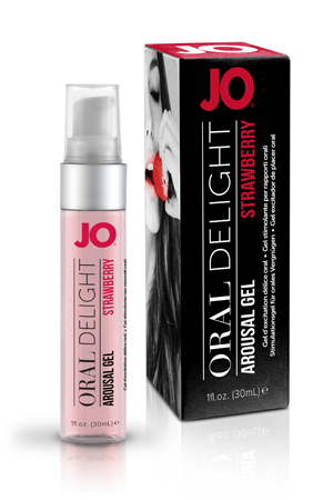 Клубничный лубрикант для оральных ласк Oral Delight Strawberry Sensation - 30 мл. - System JO - купить с доставкой во Владимире