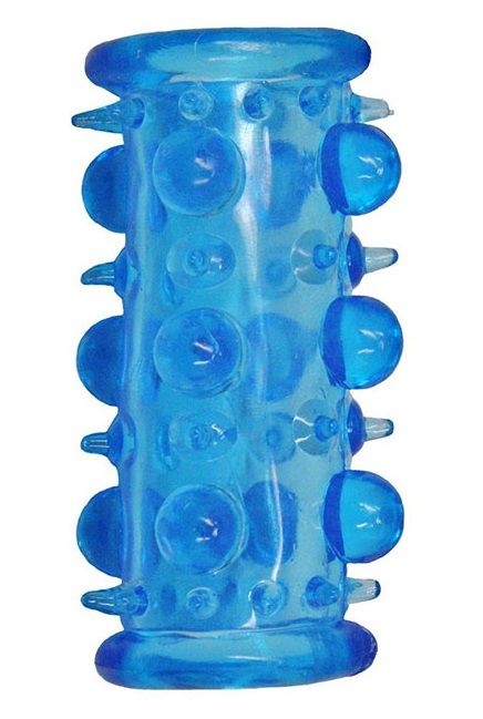 Голубая насадка с шипами и шишечками LUST CLUSTER - Dream Toys - во Владимире купить с доставкой