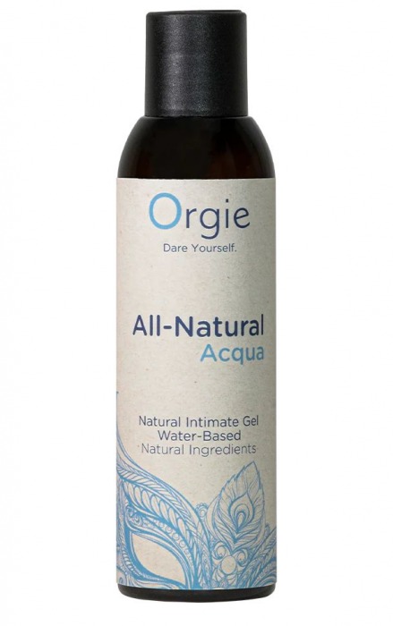 Интимный гель на водной основе Orgie All-Natural Acqua - 150 мл. - ORGIE - купить с доставкой во Владимире