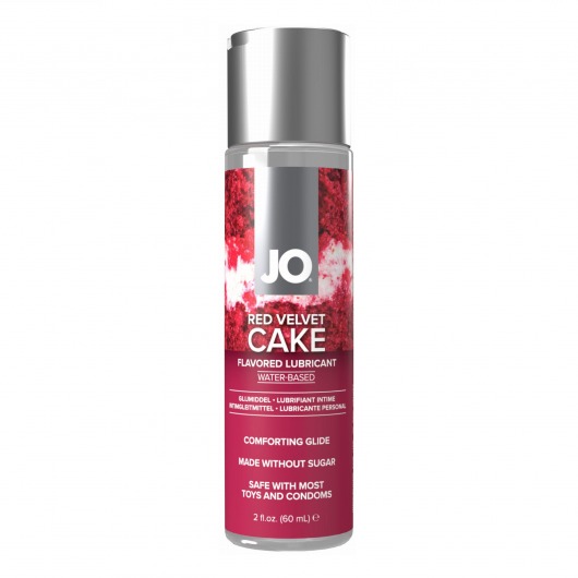 Лубрикант на водной основе JO H2O Red Velvet Cake Flavored Lubricant - 60 мл. - System JO - купить с доставкой во Владимире