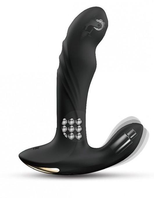Черный вибромассажер простаты Multi P-Joy с 3 моторами - Dorcel - во Владимире купить с доставкой