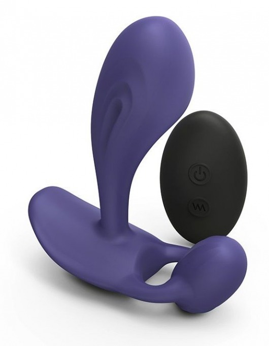 Темно-синий вибромассажер Witty P G Vibrator with Remote Control - Love to Love - во Владимире купить с доставкой