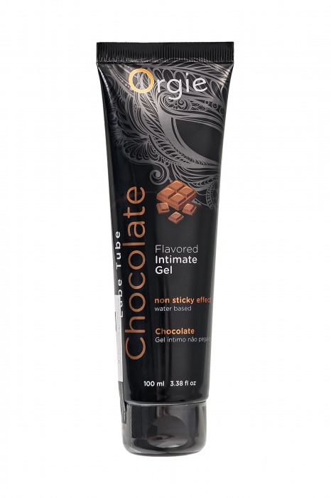 Интимный гель на водной основе Lube Tube Chocolate с шоколадным вкусом - 100 мл. - ORGIE - купить с доставкой во Владимире