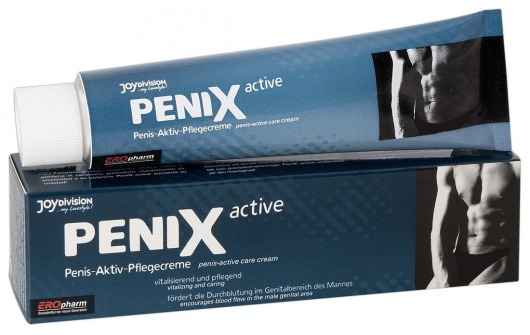 Возбуждающий крем для мужчин PeniX active - 75 мл. - Joy Division - купить с доставкой во Владимире