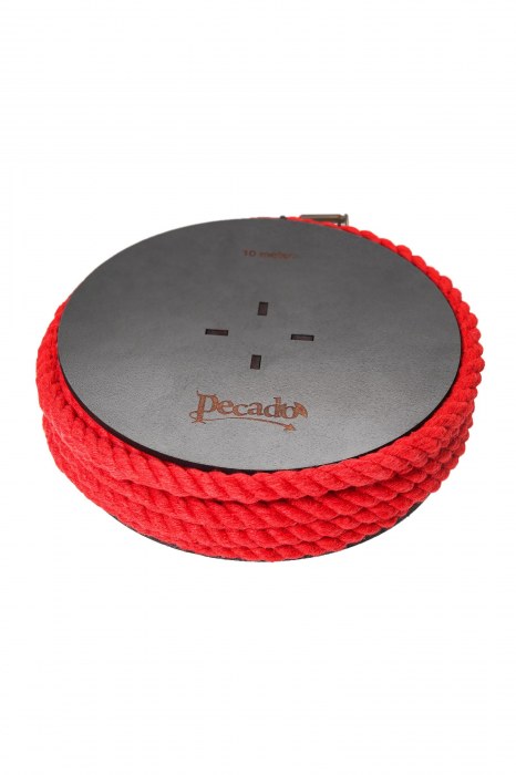 Красная веревка для шибари на катушке - 10 м. - Pecado - купить с доставкой во Владимире