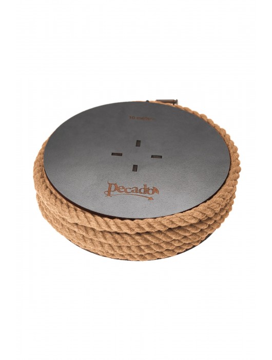 Джутовая веревка для шибари на катушке - 10 м. - Pecado - купить с доставкой во Владимире