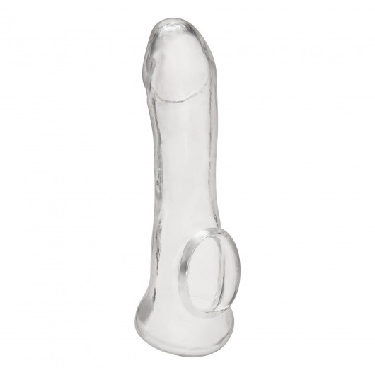 Прозрачная насадка на пенис Transparent Penis Enhancing Sleeve Extension - 15,9 см. - BlueLine - во Владимире купить с доставкой