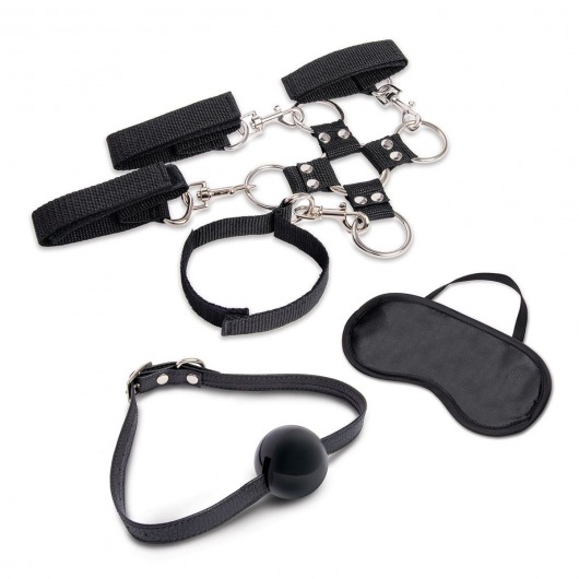 Набор для фиксации из 7 предметов Hogtie   Ball Gag Kit - Lux Fetish - купить с доставкой во Владимире