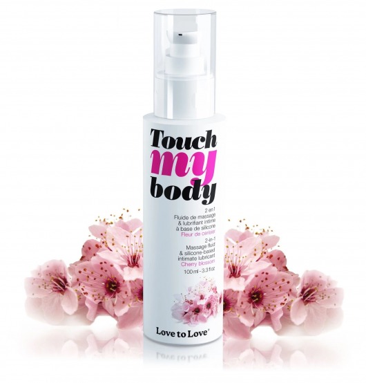 Силиконовый лубрикант 2-в-1 Touch My Body с ароматом вишнёвого цвета - 100 мл. - Love to Love - купить с доставкой во Владимире