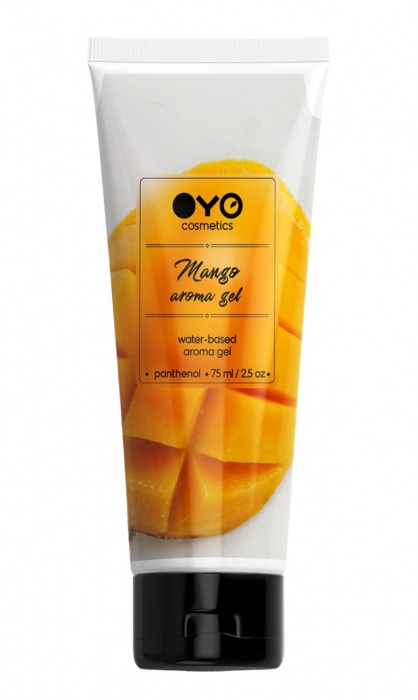 Лубрикант на водной основе OYO Aroma Gel Mango с ароматом манго - 75 мл. - OYO - купить с доставкой во Владимире