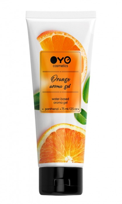 Лубрикант на водной основе OYO Aroma Gel Orange с ароматом апельсина - 75 мл. - OYO - купить с доставкой во Владимире