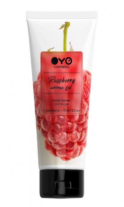 Лубрикант на водной основе OYO Aroma Gel Raspberry с ароматом малины - 75 мл. - OYO - купить с доставкой во Владимире