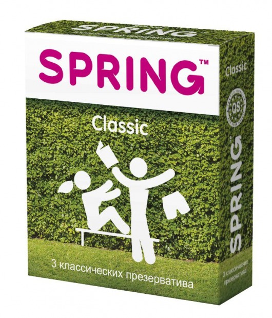 Классические презервативы SPRING CLASSIC - 3 шт. - SPRING - купить с доставкой во Владимире